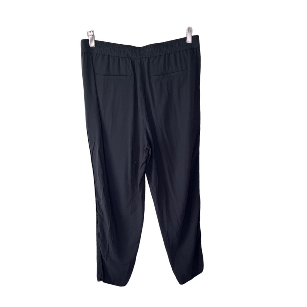 Madewell - Dolphin Hem Track Trousers Black Casual Pants Sz M - Picture 5 of 7